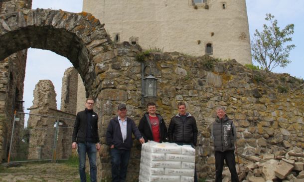 SV Hain unterstützt ehrenamtliches Engagement rund um die Burg Olbrück